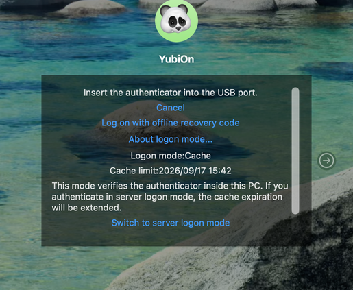 Cache mode