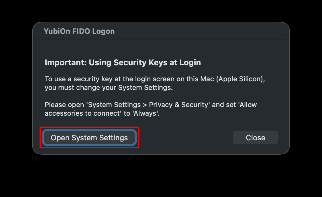 About allowing accessories to connect